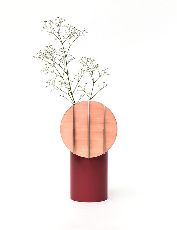 modern stylish，Advanced grey，Floral apparatus，Home design，Minimalist，Simple geometry，Mood，vase，