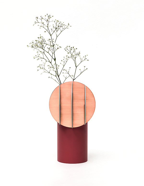 modern stylish，Advanced grey，Floral apparatus，Home design，Minimalist，Simple geometry，Mood，vase，