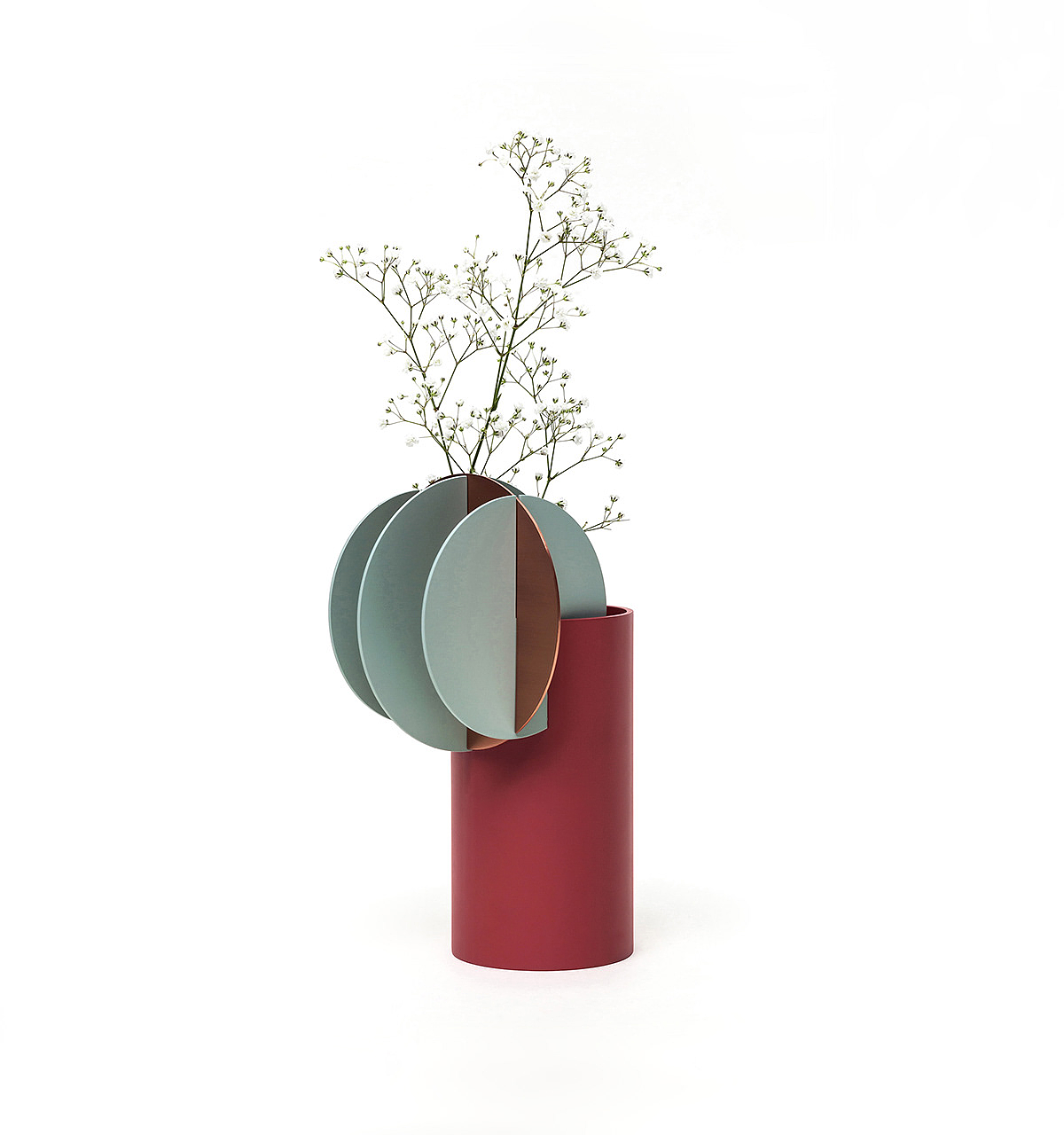 modern stylish，Advanced grey，Floral apparatus，Home design，Minimalist，Simple geometry，Mood，vase，