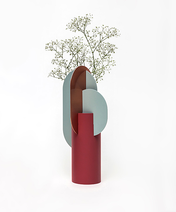 modern stylish，Advanced grey，Floral apparatus，Home design，Minimalist，Simple geometry，Mood，vase，