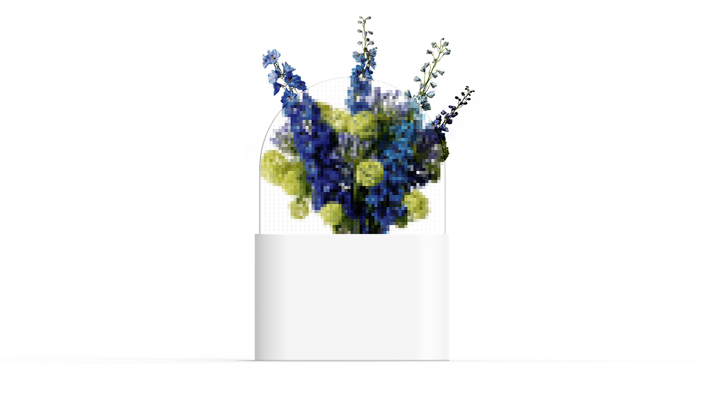 modern stylish，Advanced grey，Floral apparatus，Home design，Minimalist，Simple geometry，Mood，vase，