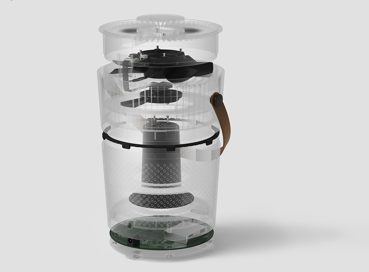 Air Jet S，app，air quality，air cleaner，Brunt Air Jet，household electrical appliances，Kwanjun Ryu，