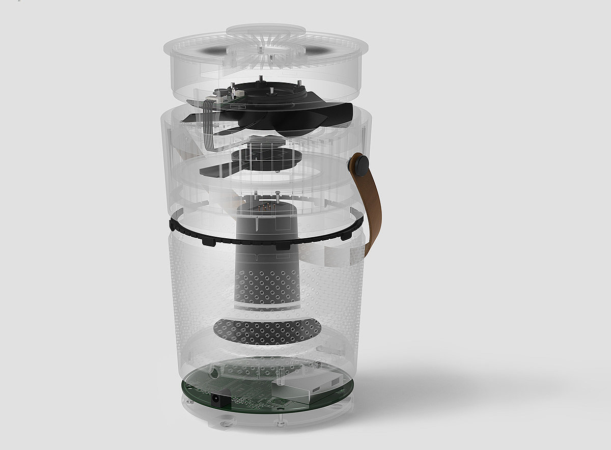 Air Jet S，app，air quality，air cleaner，Brunt Air Jet，household electrical appliances，Kwanjun Ryu，