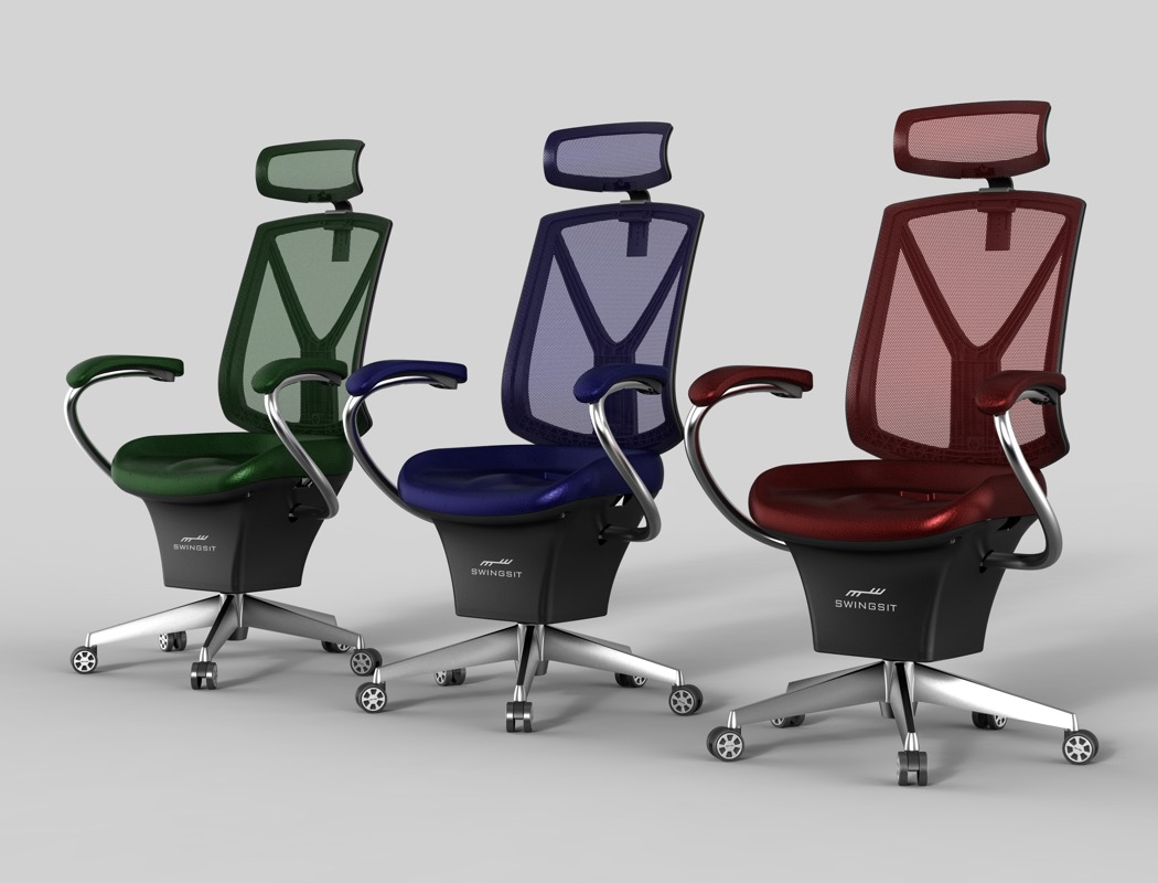 to work in an office，chair，app，Swingsit，chair，