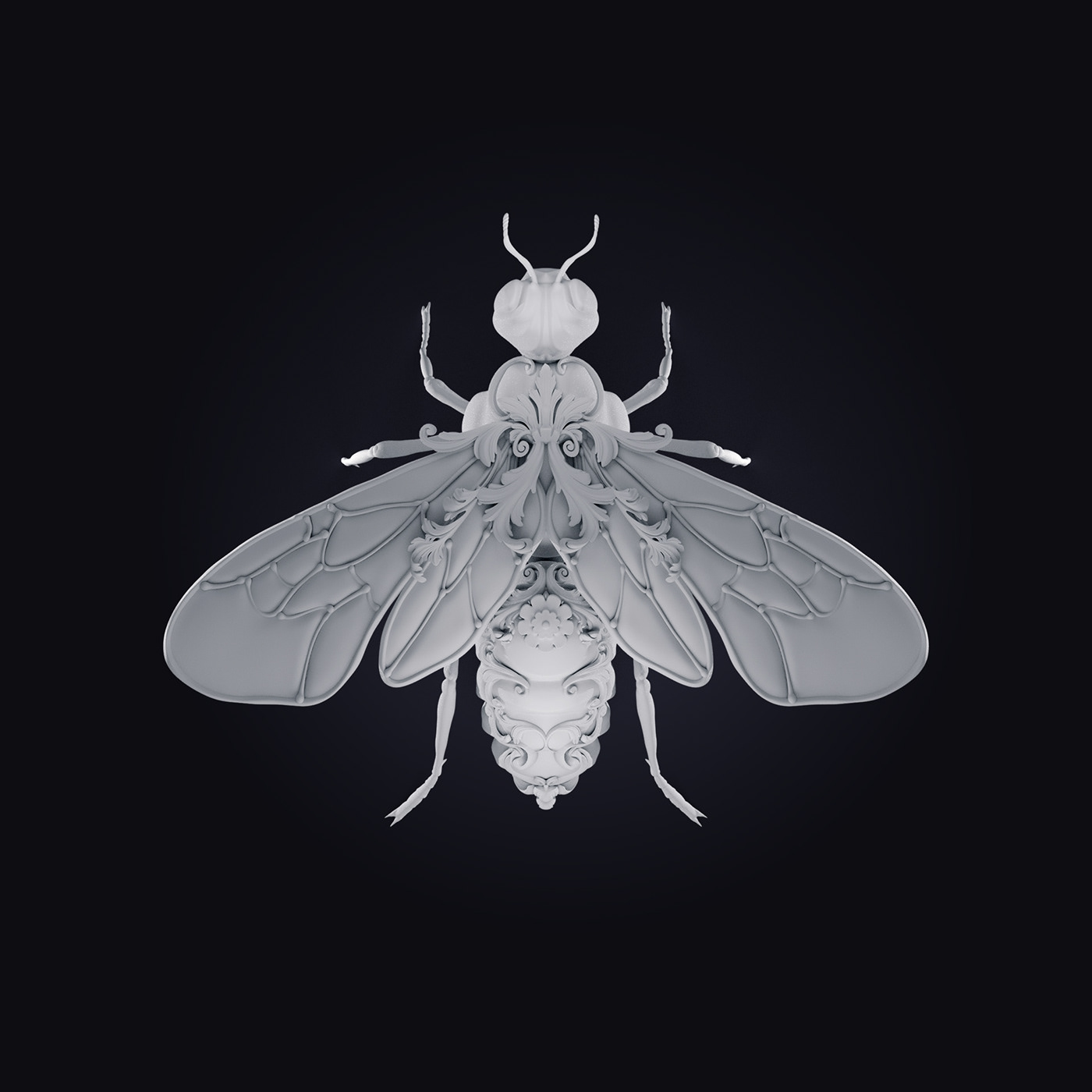 Render，Design，insect，gemstone，Jewel insects，ornaments，