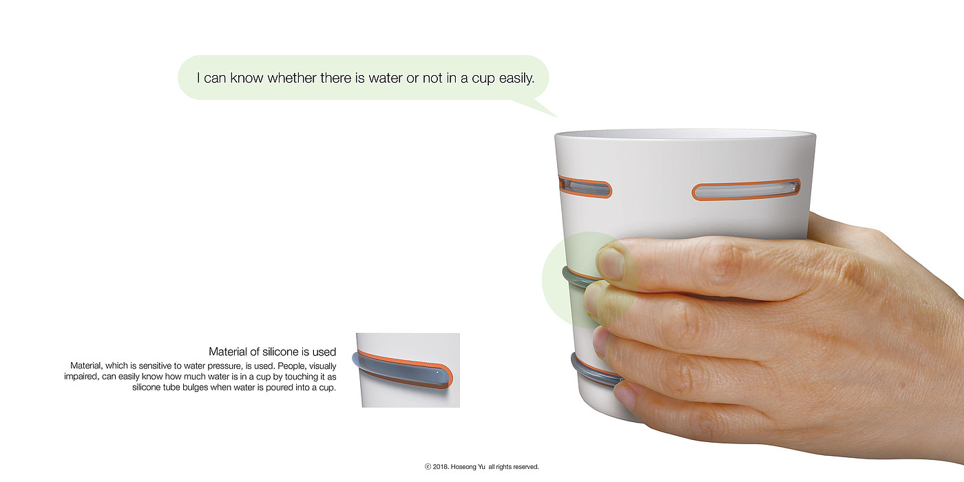 red dot，Blind cup，product design，User experience，
