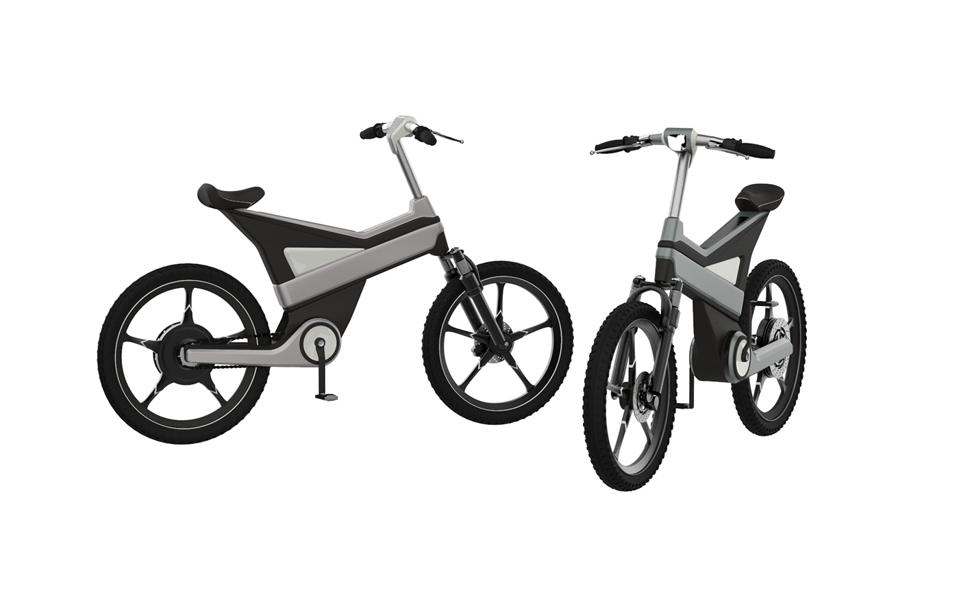 product design，sense of modernity，dynamic，Electric bicycle，