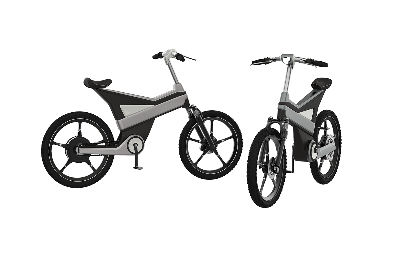 product design，sense of modernity，dynamic，Electric bicycle，