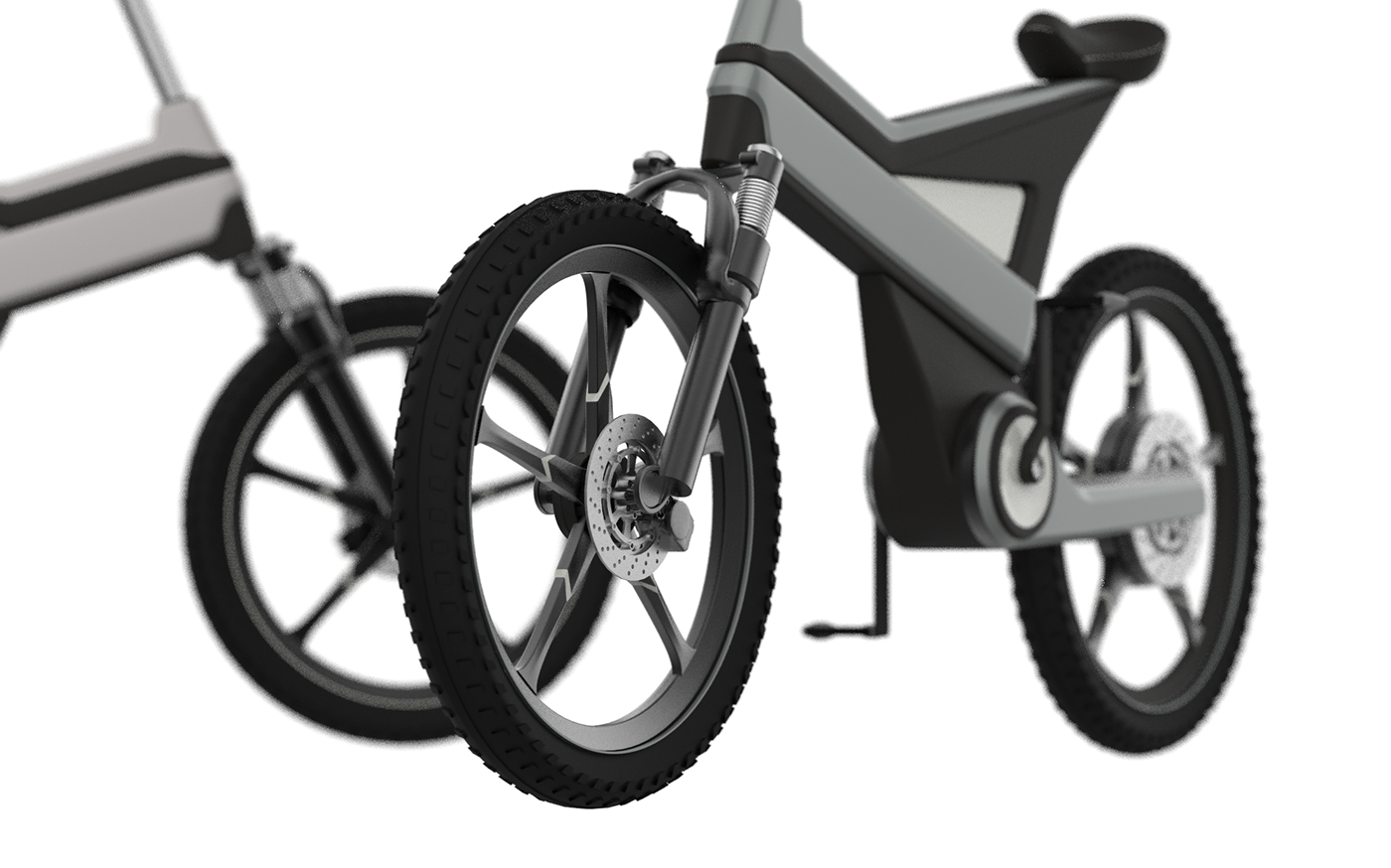 product design，sense of modernity，dynamic，Electric bicycle，