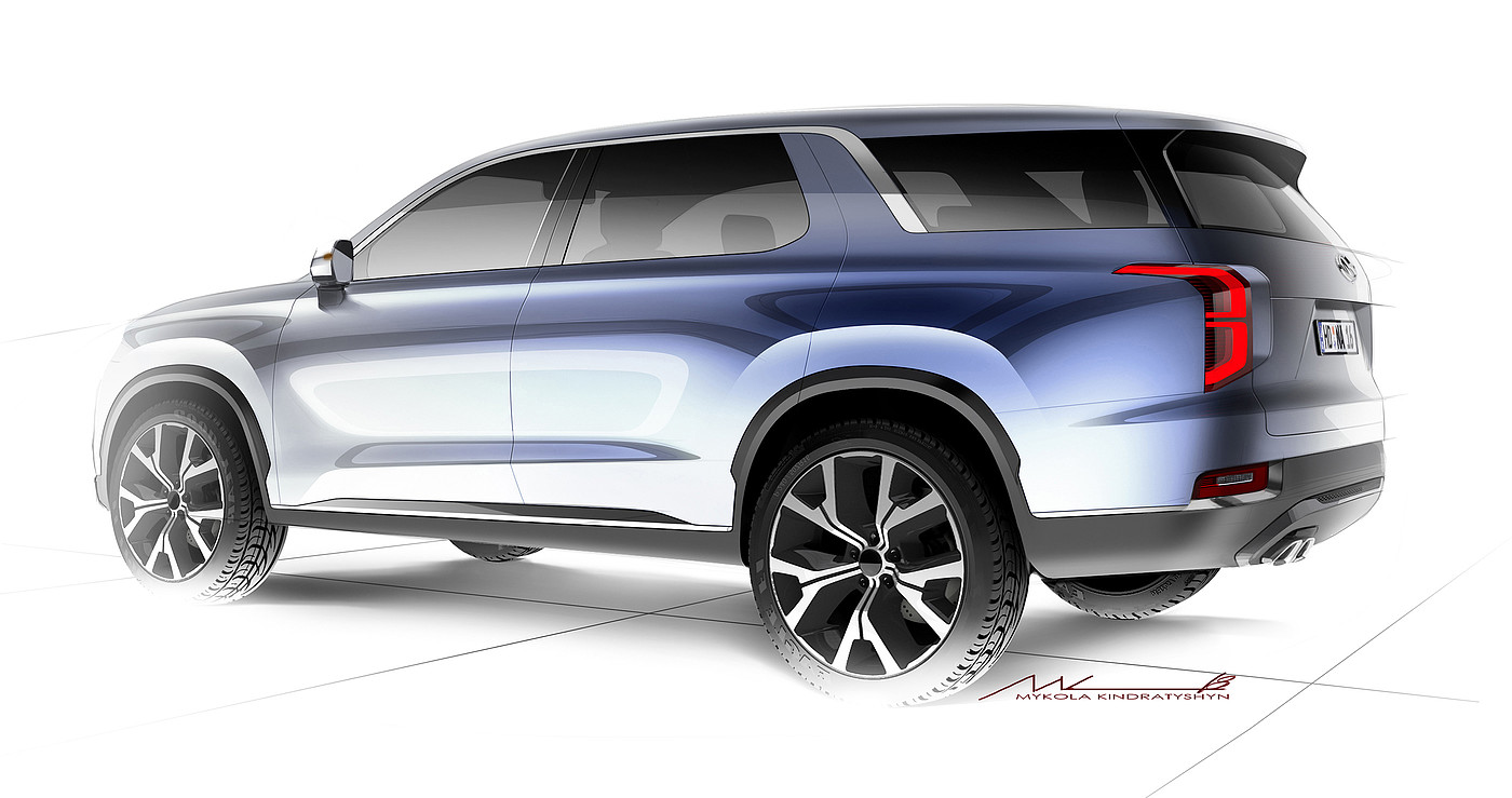 汽车设计，suv，现代，