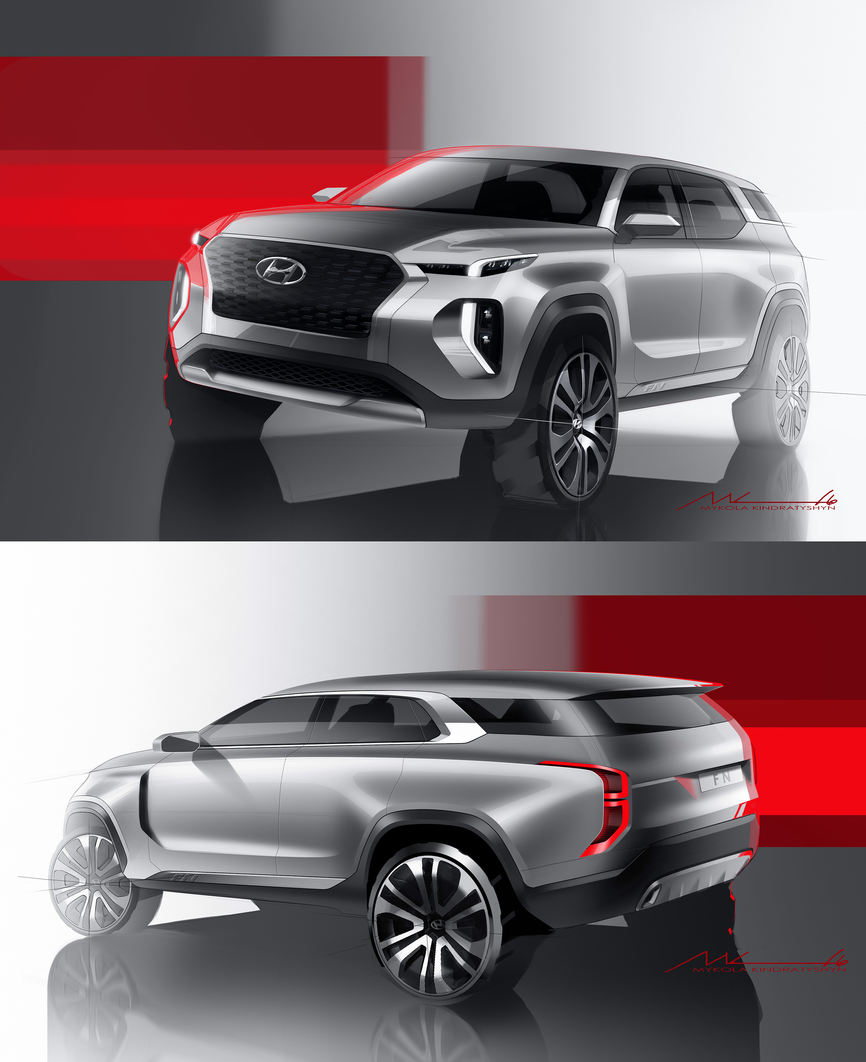 Automobile design，suv，modern，