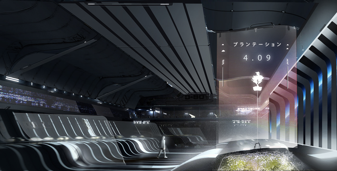 airship，Cool，conceptual design，