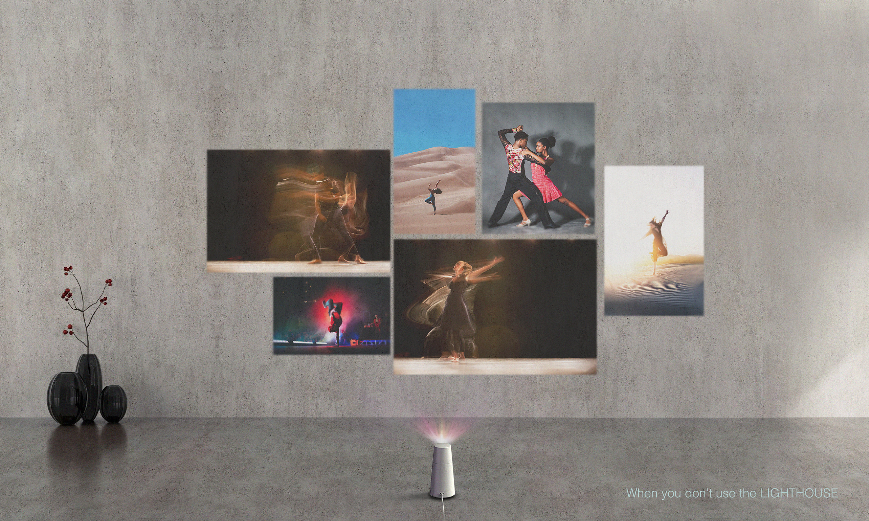 Projector，Floor type，LIGHT HOUSE，Projection，