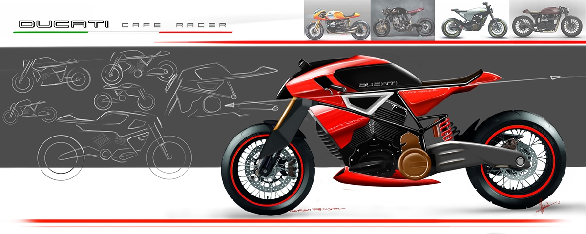 traffic，motorcycle，sketch，Harsh Panchal，