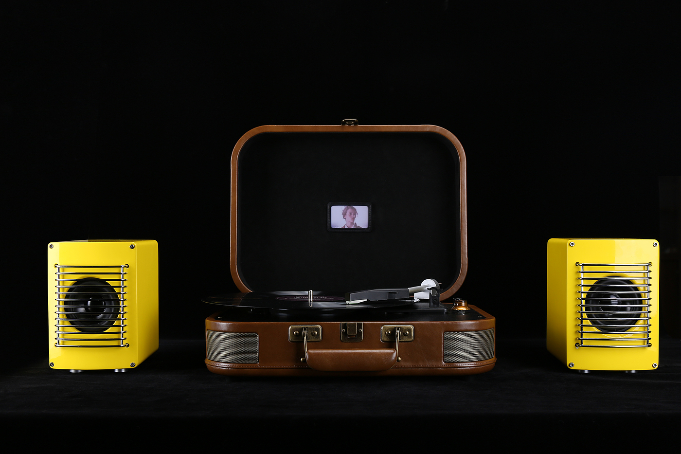 黑胶机，留声机，唱机，便携唱机，复古唱机，