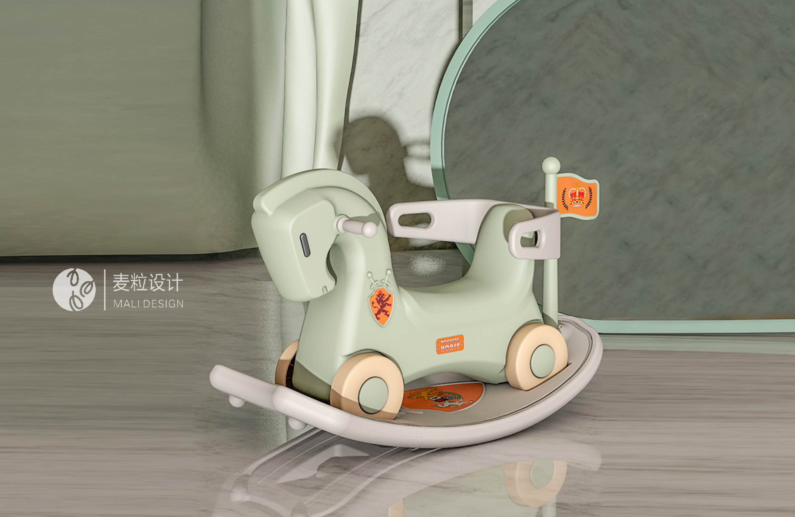 Toys，multi-function，rocking horse，children，