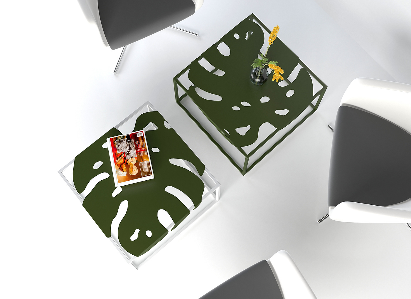 Coffee table，Storage cabinet，Metal，furniture，