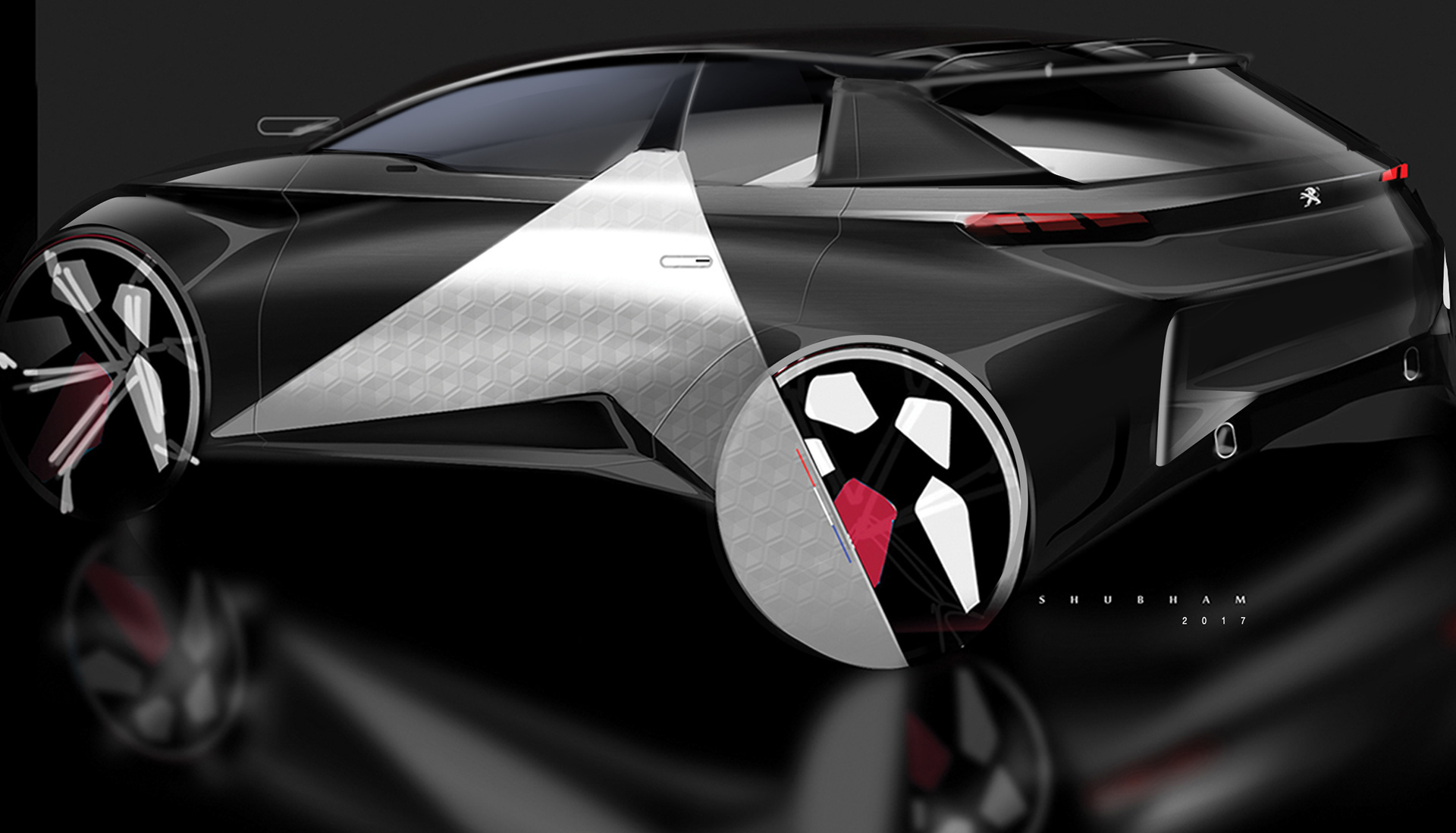 Hand drawn car，vehicle，sketch，industrial design，