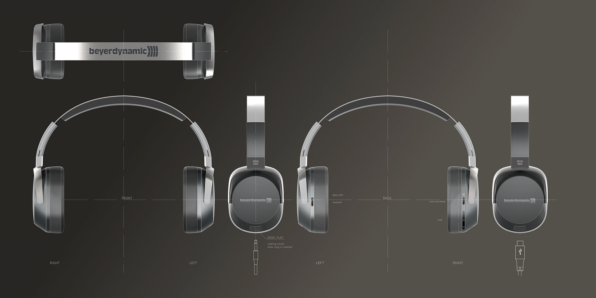 industrial design，product design，Digital，Bluetooth headset，
