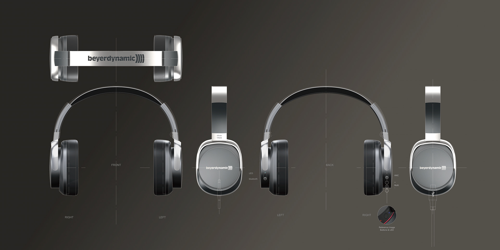 industrial design，product design，Digital，Bluetooth headset，