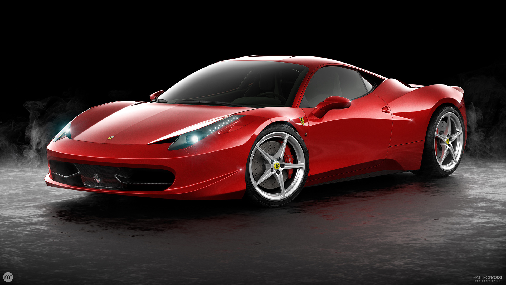 vehicle，industrial design，product design，Sports car，Ferrari，