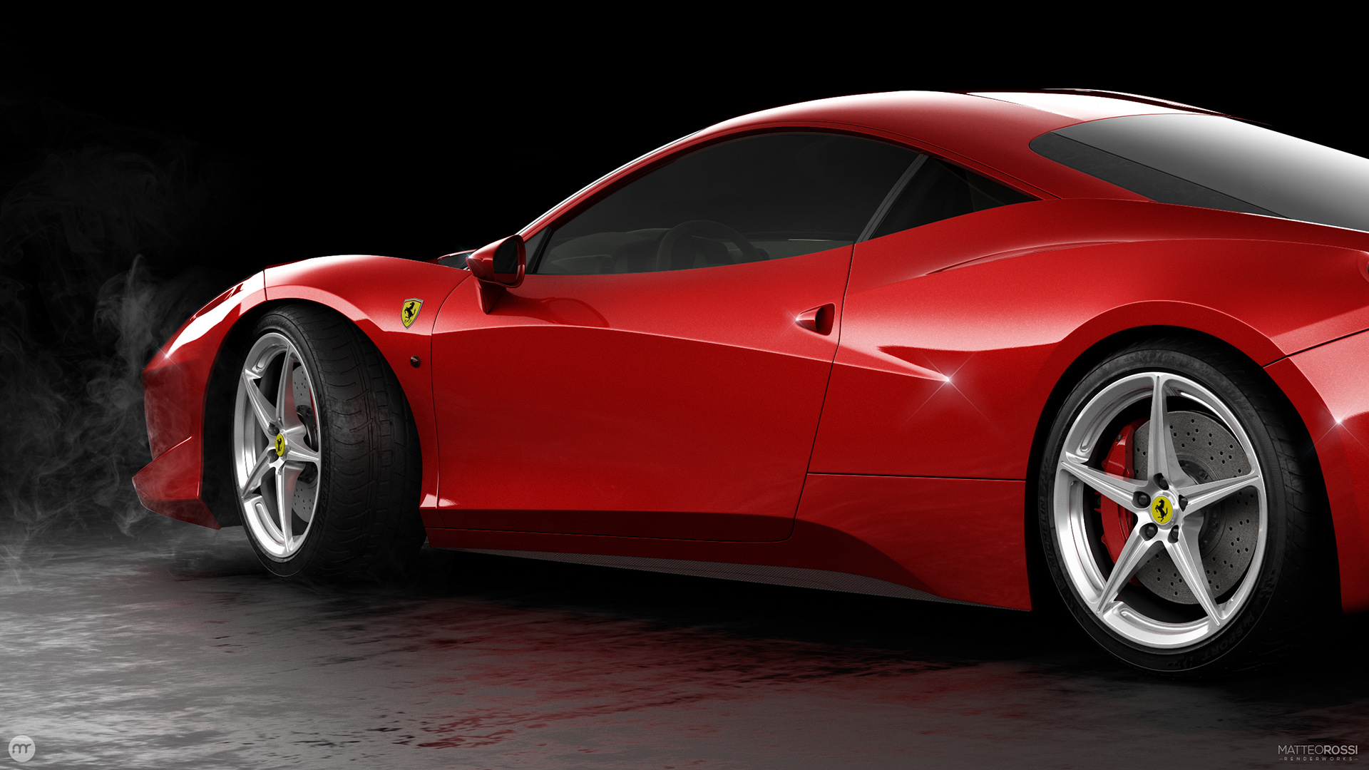 vehicle，industrial design，product design，Sports car，Ferrari，