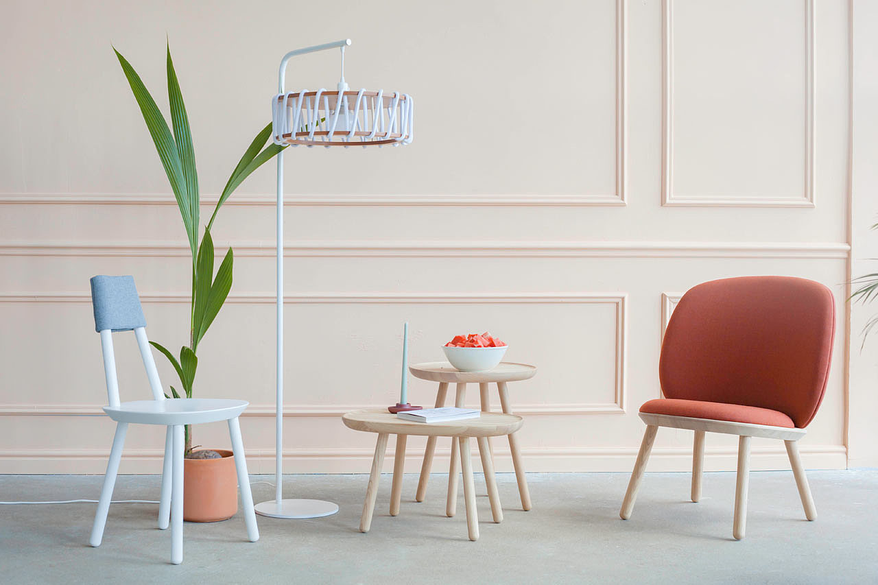 lamps and lanterns，furniture，Floor lamp，macaroni，Macaroon，