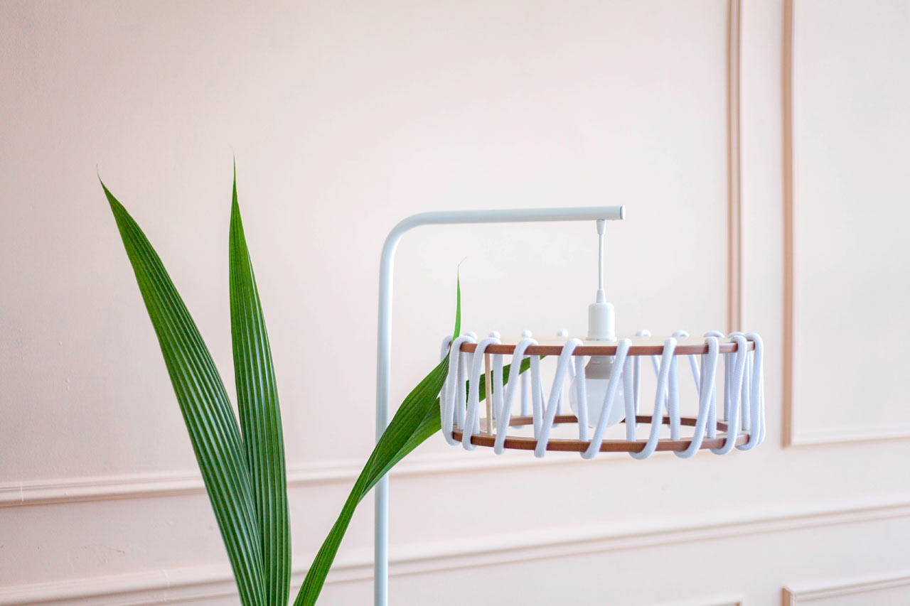 lamps and lanterns，furniture，Floor lamp，macaroni，Macaroon，