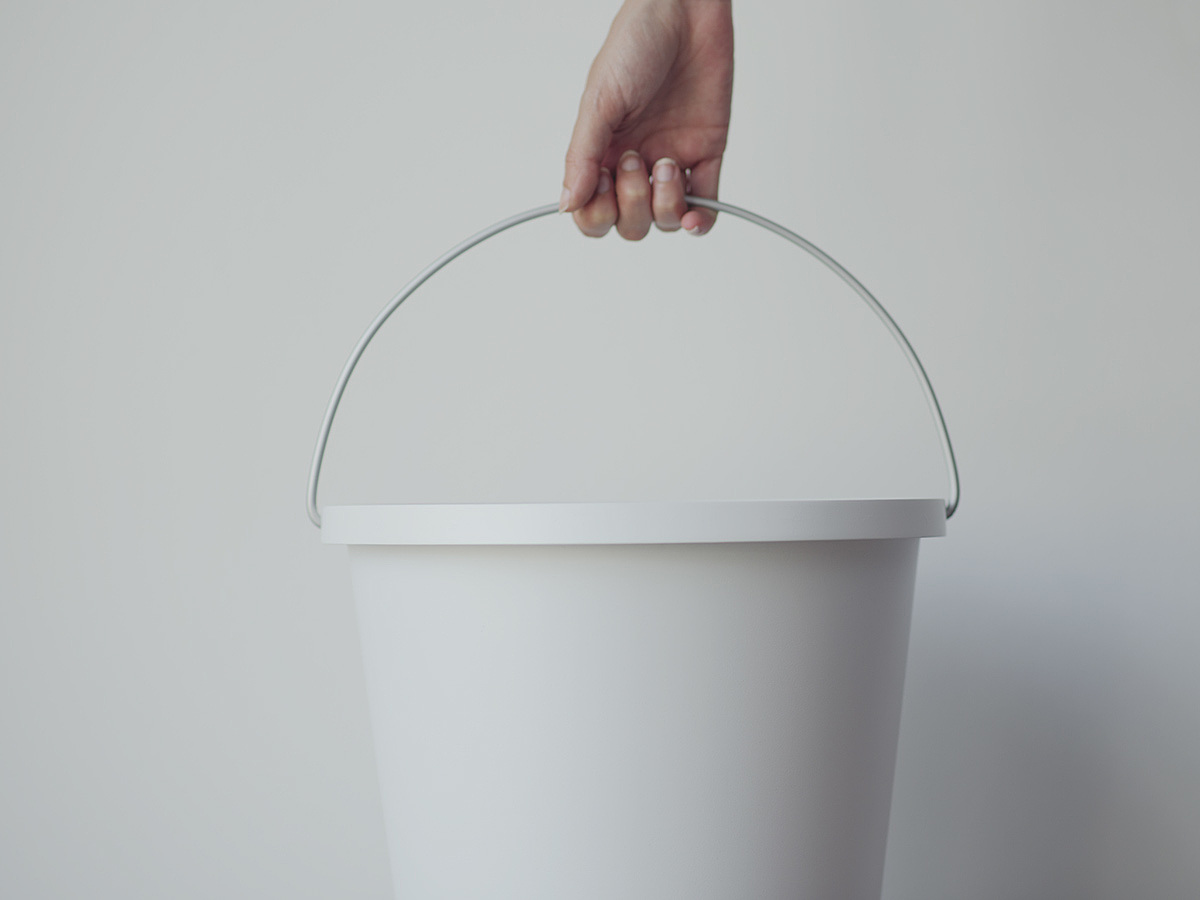 MUJI，Minimalist，bucket，