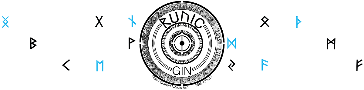 Runic Gin，Brand packaging，norse mythology ，Brand promotion，