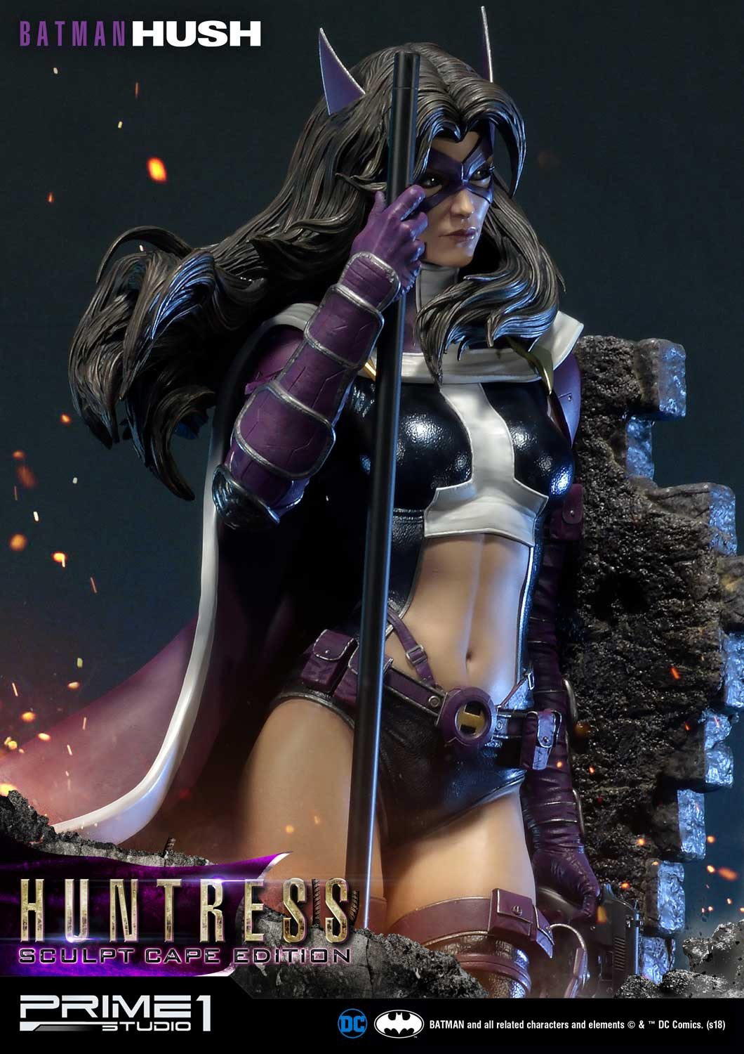 statue，Female hunter，silent，Batman，game，character，Huntress Hush，Prime1，