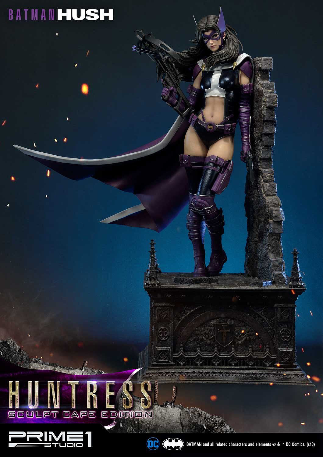 雕像，女猎手，寂静，蝙蝠侠，游戏，人物，Huntress Hush，Prime1，