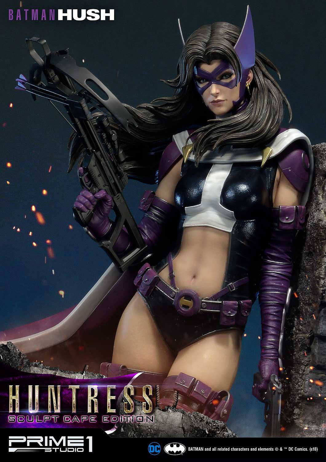 雕像，女猎手，寂静，蝙蝠侠，游戏，人物，Huntress Hush，Prime1，