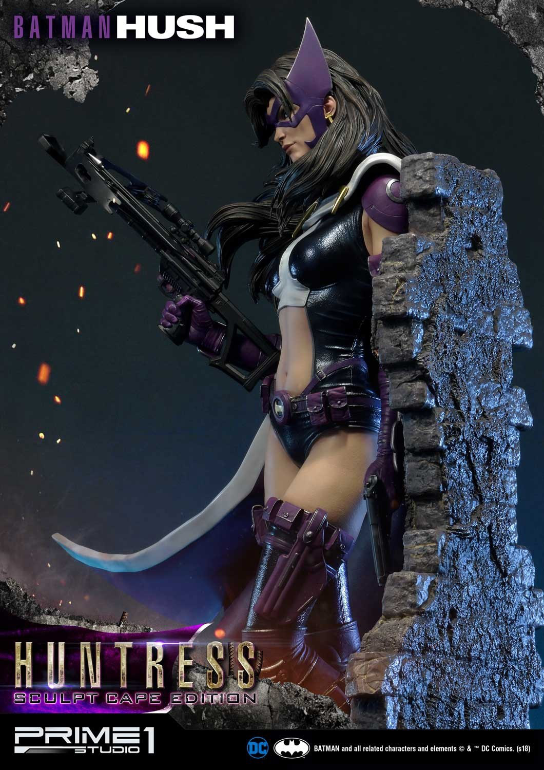 statue，Female hunter，silent，Batman，game，character，Huntress Hush，Prime1，
