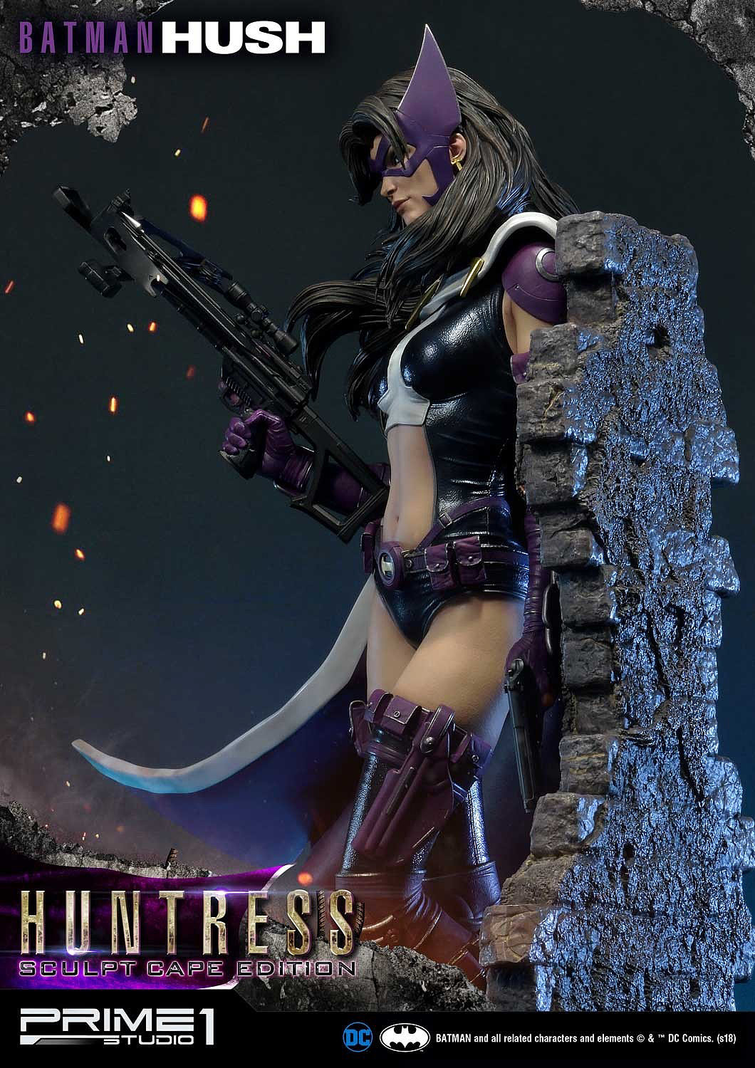 雕像，女猎手，寂静，蝙蝠侠，游戏，人物，Huntress Hush，Prime1，