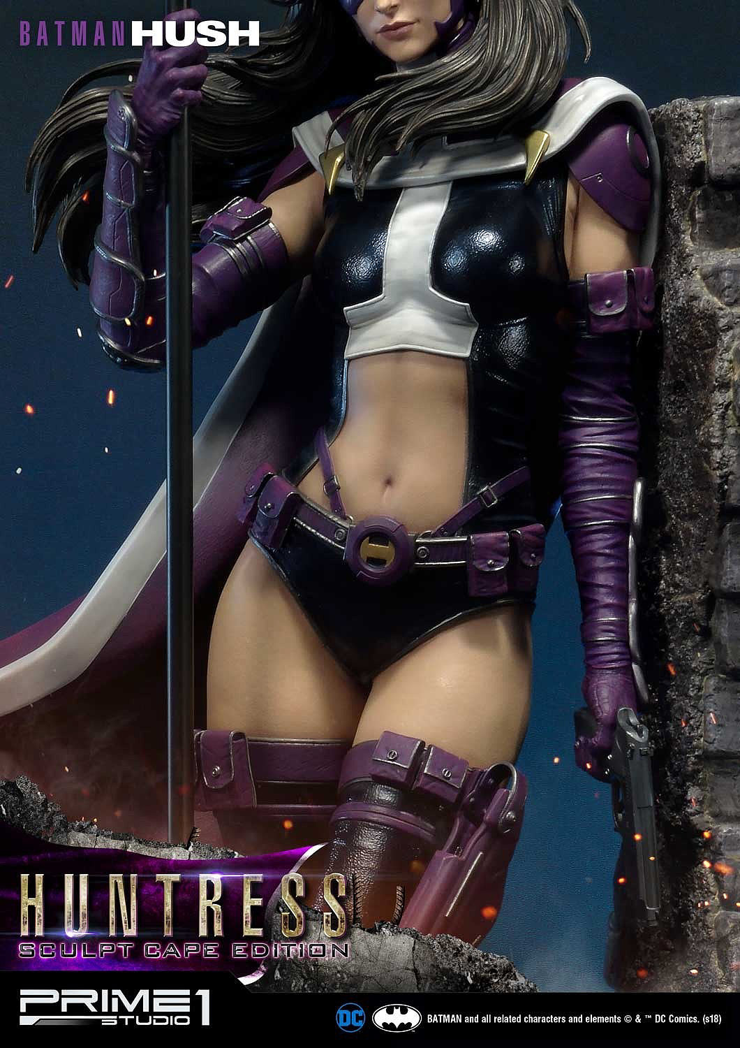 雕像，女猎手，寂静，蝙蝠侠，游戏，人物，Huntress Hush，Prime1，