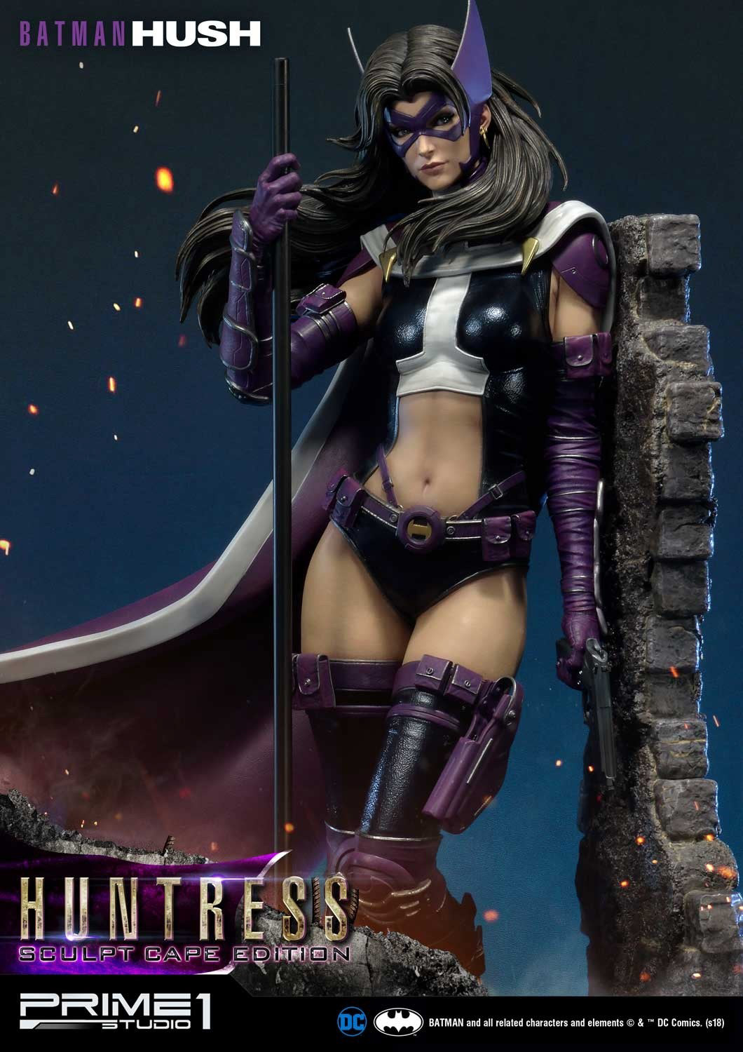 statue，Female hunter，silent，Batman，game，character，Huntress Hush，Prime1，