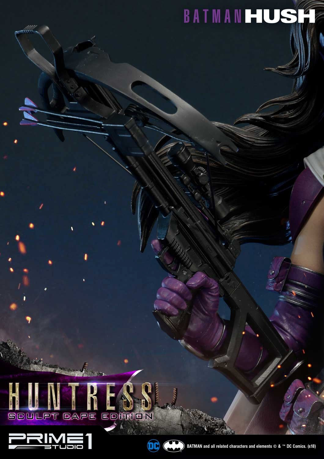 statue，Female hunter，silent，Batman，game，character，Huntress Hush，Prime1，