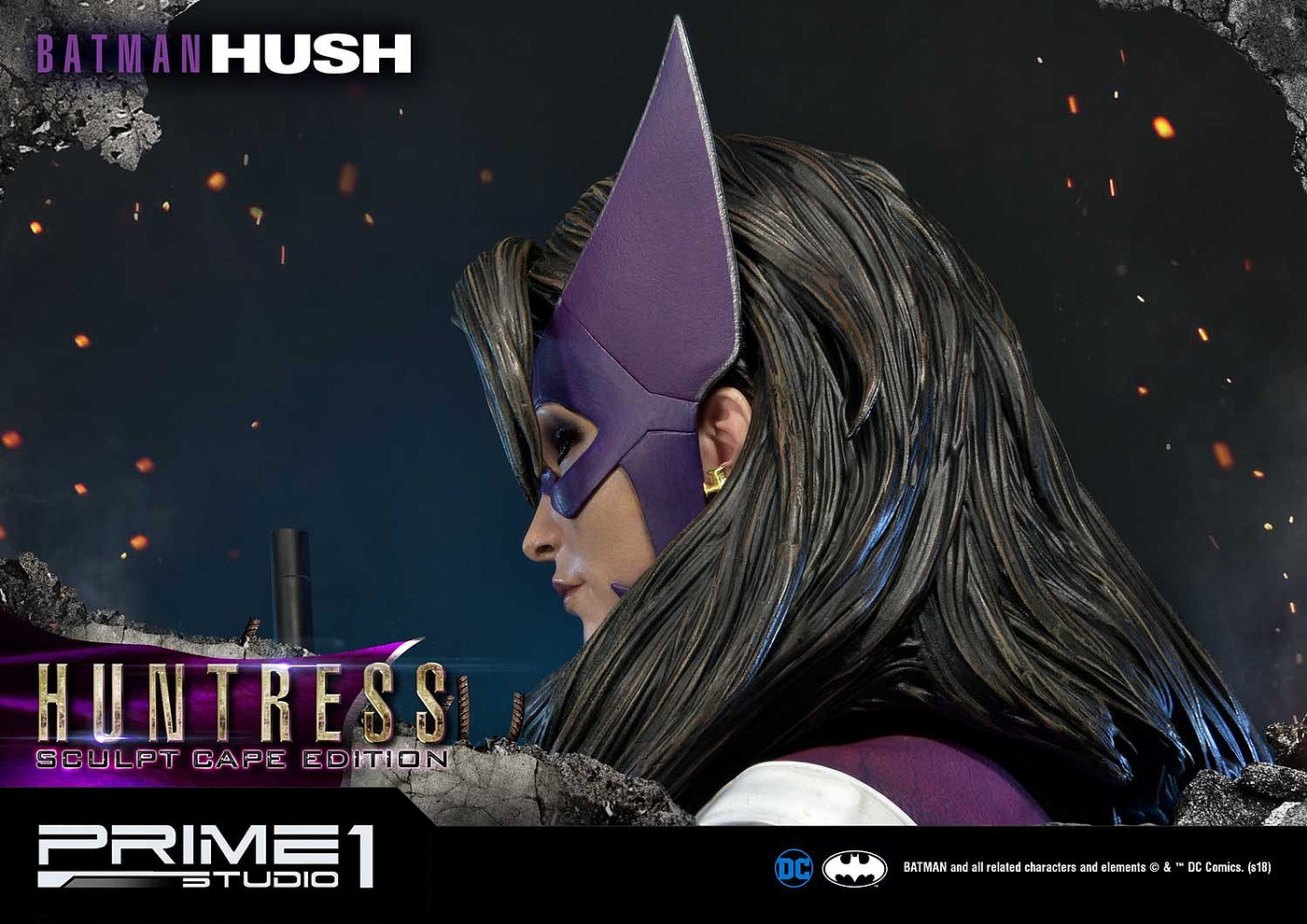 雕像，女猎手，寂静，蝙蝠侠，游戏，人物，Huntress Hush，Prime1，