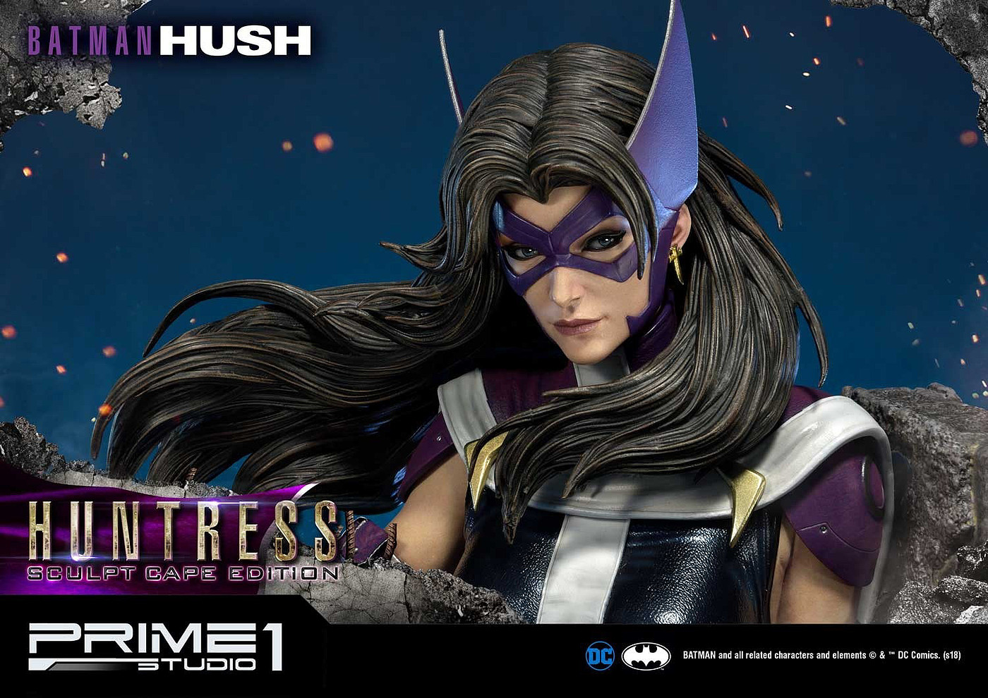 雕像，女猎手，寂静，蝙蝠侠，游戏，人物，Huntress Hush，Prime1，