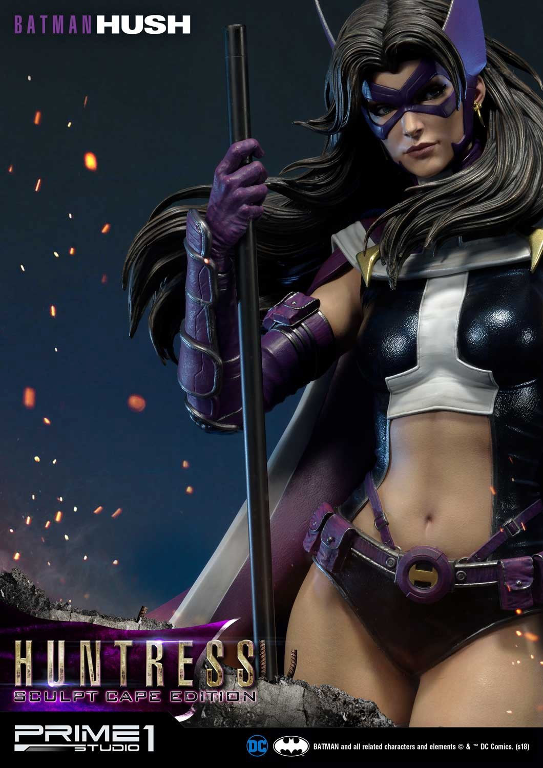 statue，Female hunter，silent，Batman，game，character，Huntress Hush，Prime1，