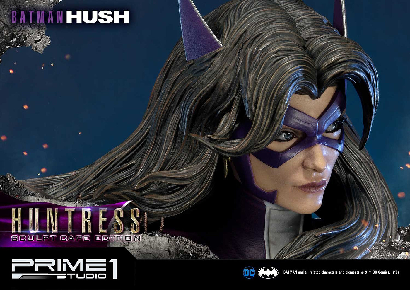 statue，Female hunter，silent，Batman，game，character，Huntress Hush，Prime1，