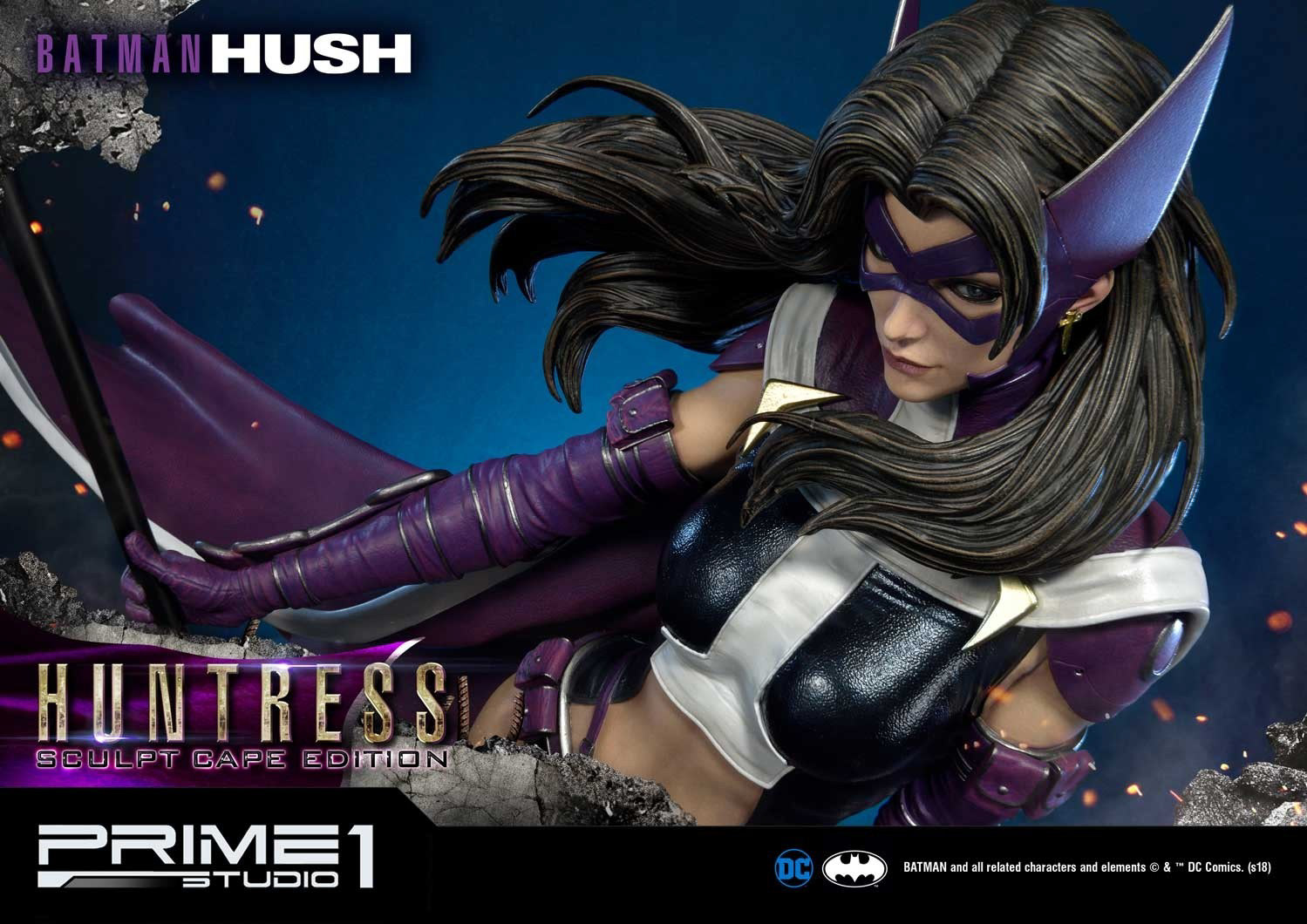 statue，Female hunter，silent，Batman，game，character，Huntress Hush，Prime1，