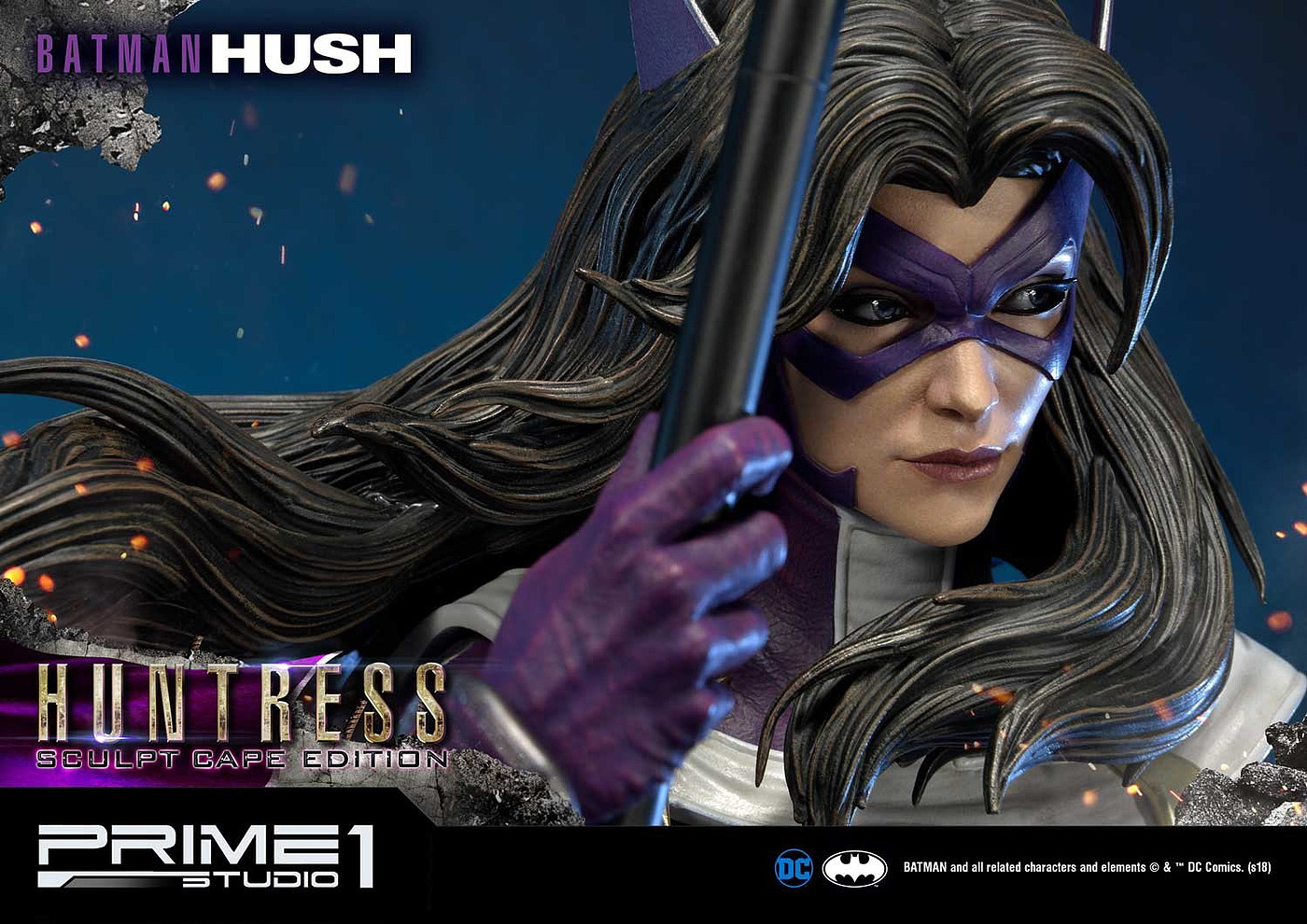 雕像，女猎手，寂静，蝙蝠侠，游戏，人物，Huntress Hush，Prime1，