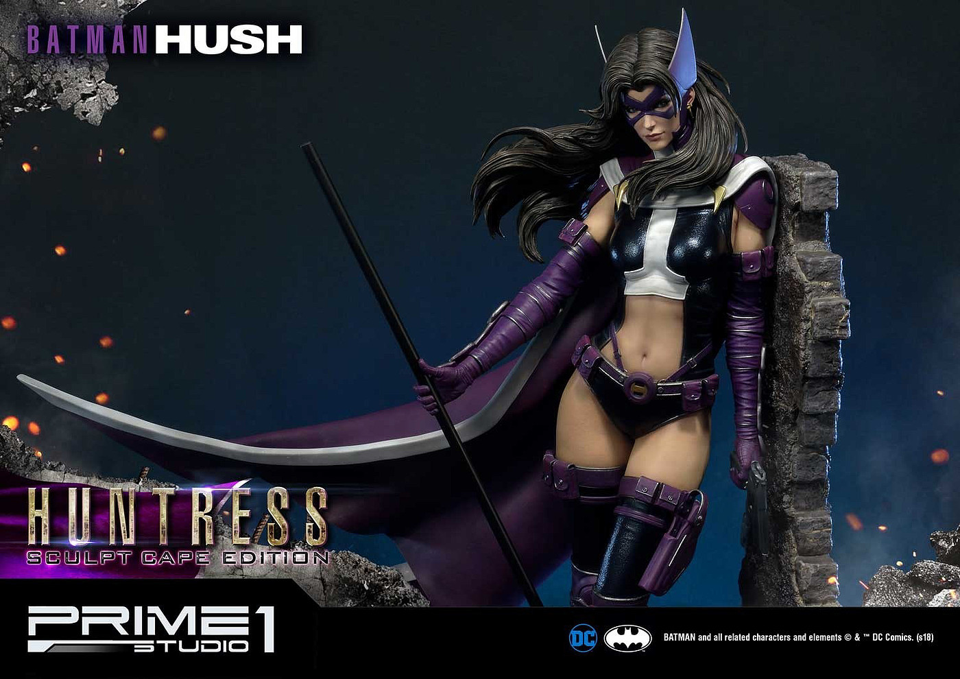 雕像，女猎手，寂静，蝙蝠侠，游戏，人物，Huntress Hush，Prime1，