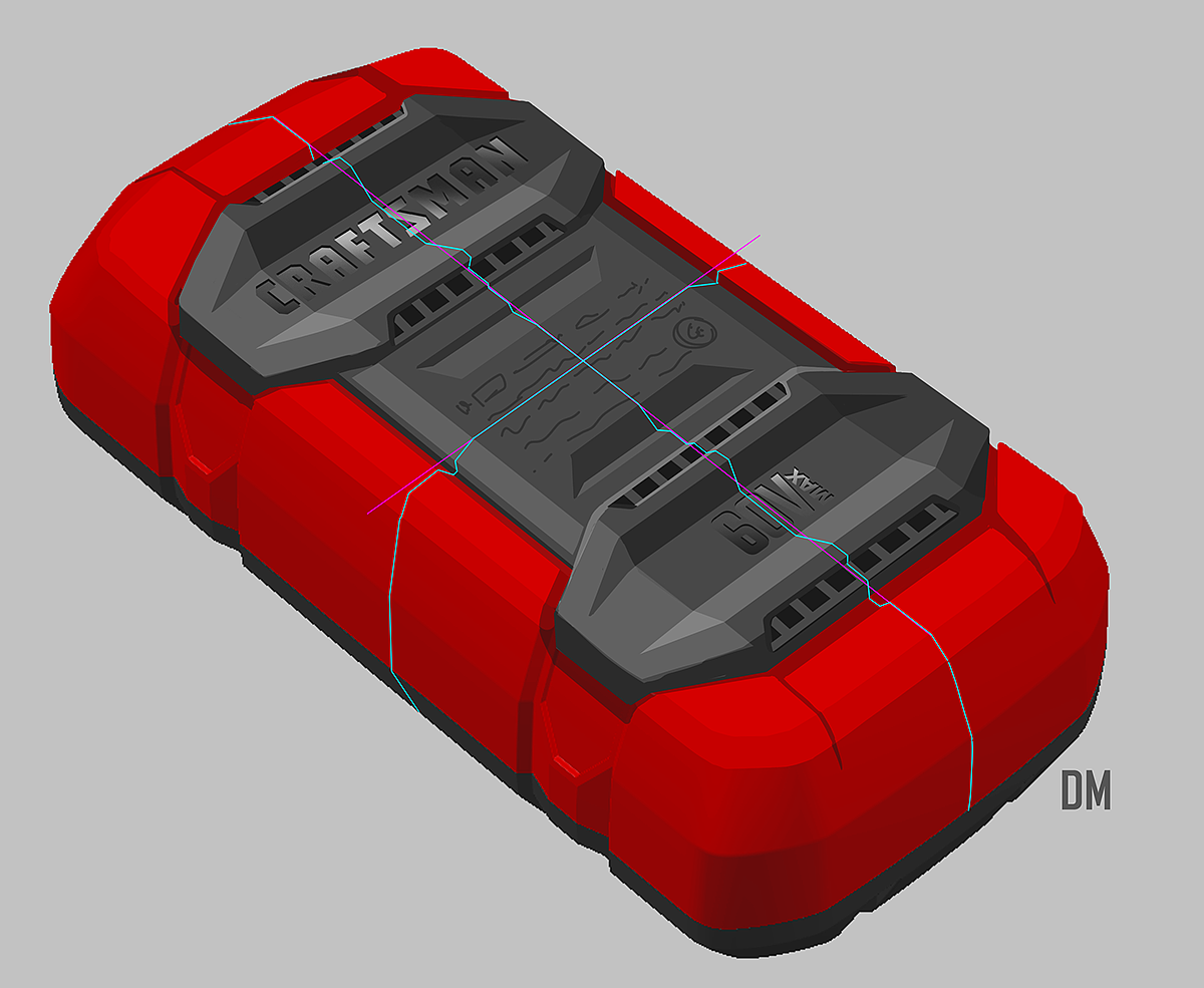 CRAFTSMAN V60，Battery platform，Outdoor power supply equipment，industrial design，