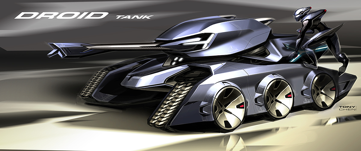 Hand drawn，automobile，vehicle，Automatic design，