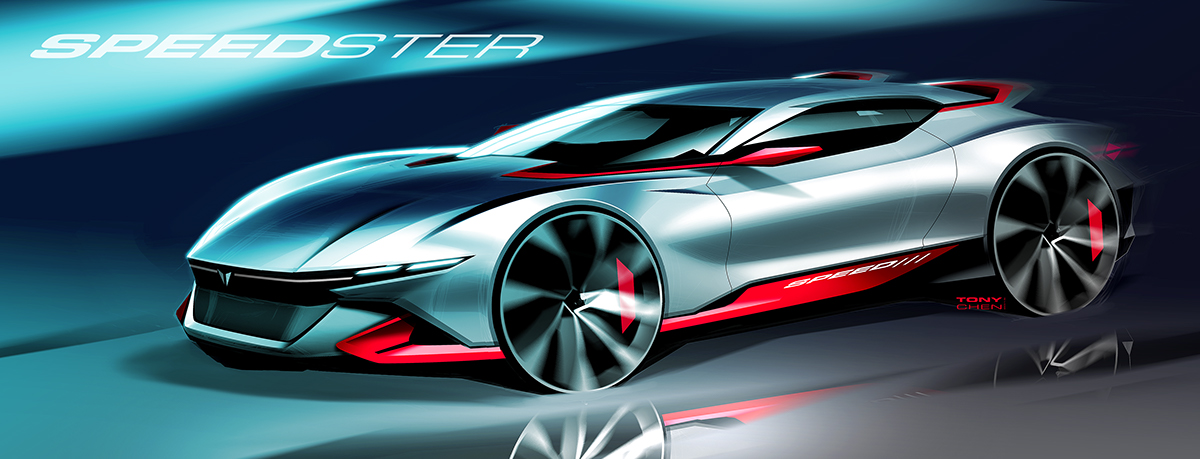 Hand drawn，automobile，vehicle，Automatic design，