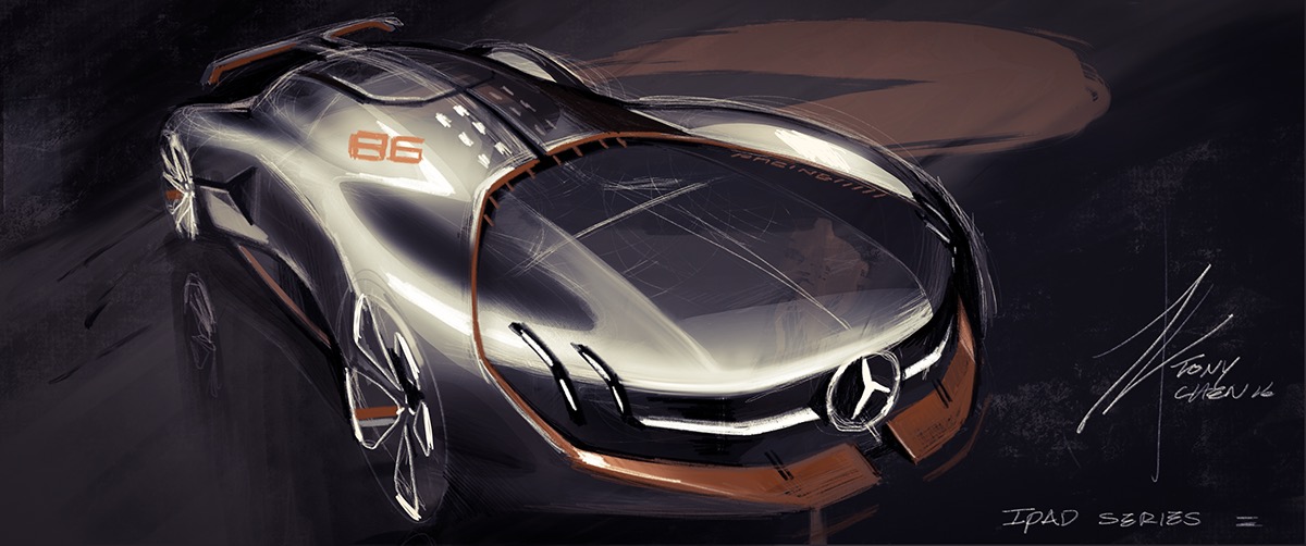 Hand drawn，automobile，vehicle，Automatic design，