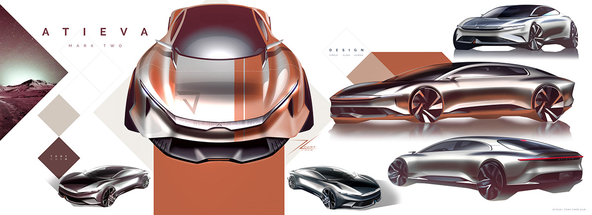 Hand drawn，automobile，vehicle，Automatic design，